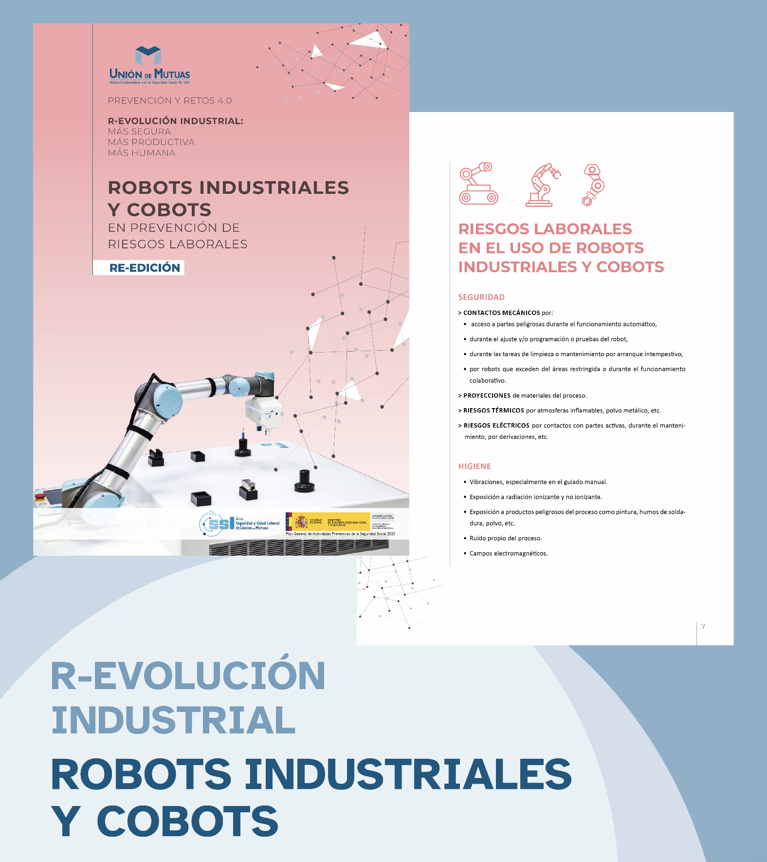 Robots industriales y cobots en prevención de riesgos laborales